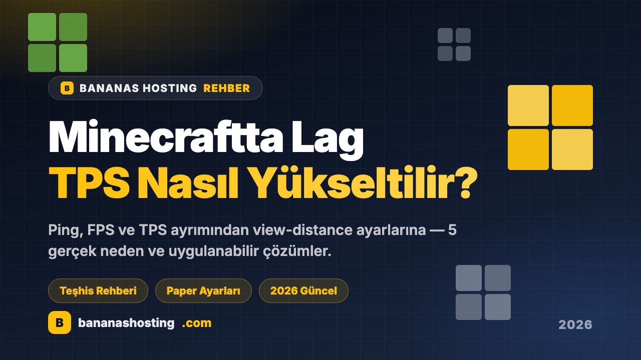 Minecraft'ta Lag Sorunu: TPS Düşüşü Nasıl Düzeltilir?