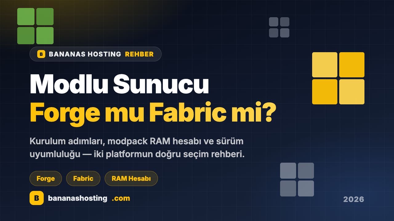 Modlu Minecraft Sunucusu: Forge mu Fabric mi?
