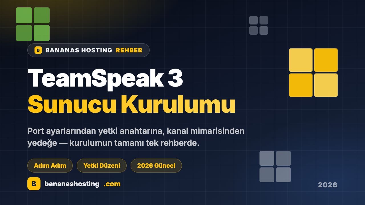 TeamSpeak 3 Sunucu Kurulumu: Adım Adım Rehber